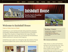 Tablet Screenshot of inishduffhouse.com